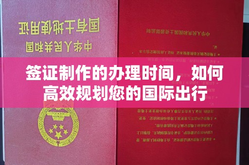 苍梧签证制作的办理时间，如何高效规划您的国际出行