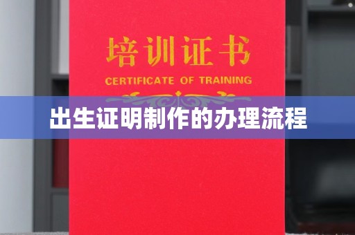 苍梧出生证明制作的办理流程