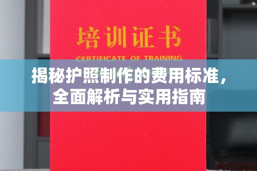 苍梧揭秘护照制作的费用标准，全面解析与实用指南