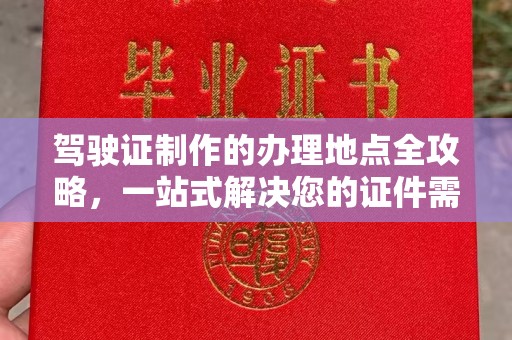 苍梧驾驶证制作的办理地点全攻略，一站式解决您的证件需求