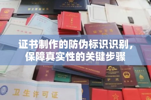 苍梧证书制作的防伪标识识别，保障真实性的关键步骤