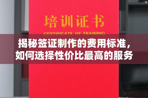苍梧揭秘签证制作的费用标准，如何选择性价比最高的服务？
