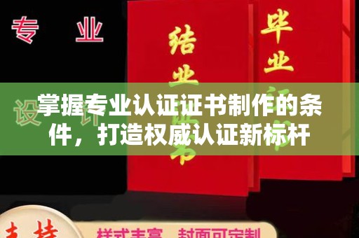 苍梧掌握专业认证证书制作的条件，打造权威认证新标杆