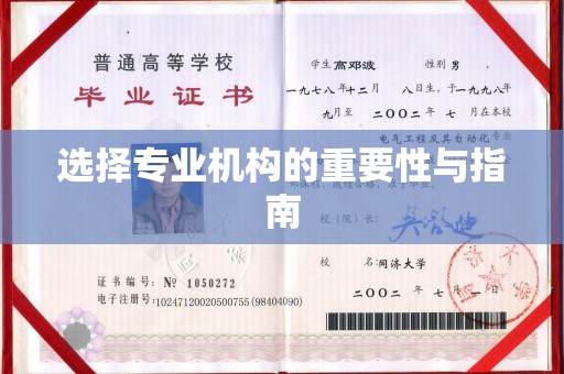 苍梧选择专业机构的重要性与指南