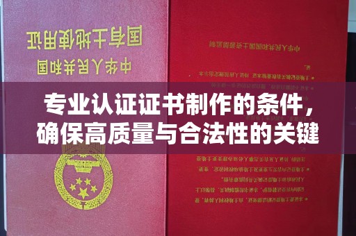 苍梧专业认证证书制作的条件，确保高质量与合法性的关键要素