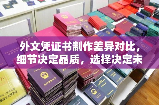 苍梧外文凭证书制作差异对比，细节决定品质，选择决定未来