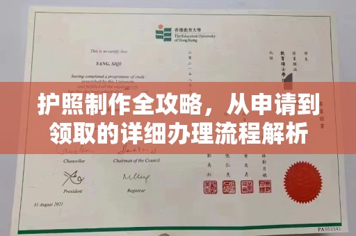 苍梧护照制作全攻略，从申请到领取的详细办理流程解析