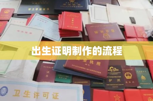 苍梧出生证明制作的流程