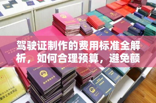 苍梧驾驶证制作的费用标准全解析，如何合理预算，避免额外支出