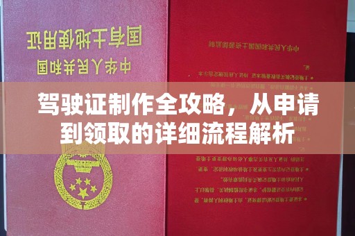 苍梧驾驶证制作全攻略，从申请到领取的详细流程解析